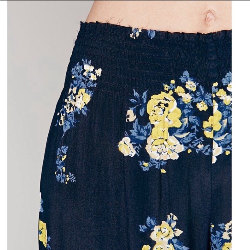 Free People ONE Floral Hippie Pants